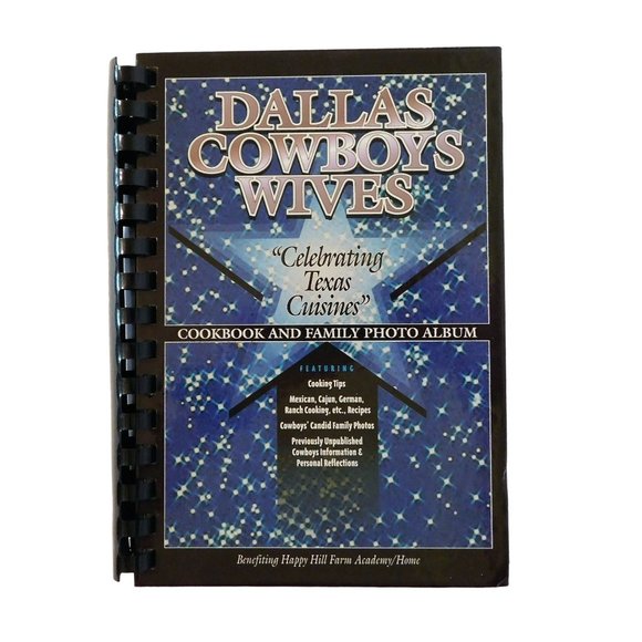 Other - Dallas Cowboy Wives Cookbook 1st Printing 1996 Hardcover Spiral Recipes